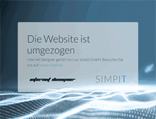 Tablet Screenshot of internet-designer.ch